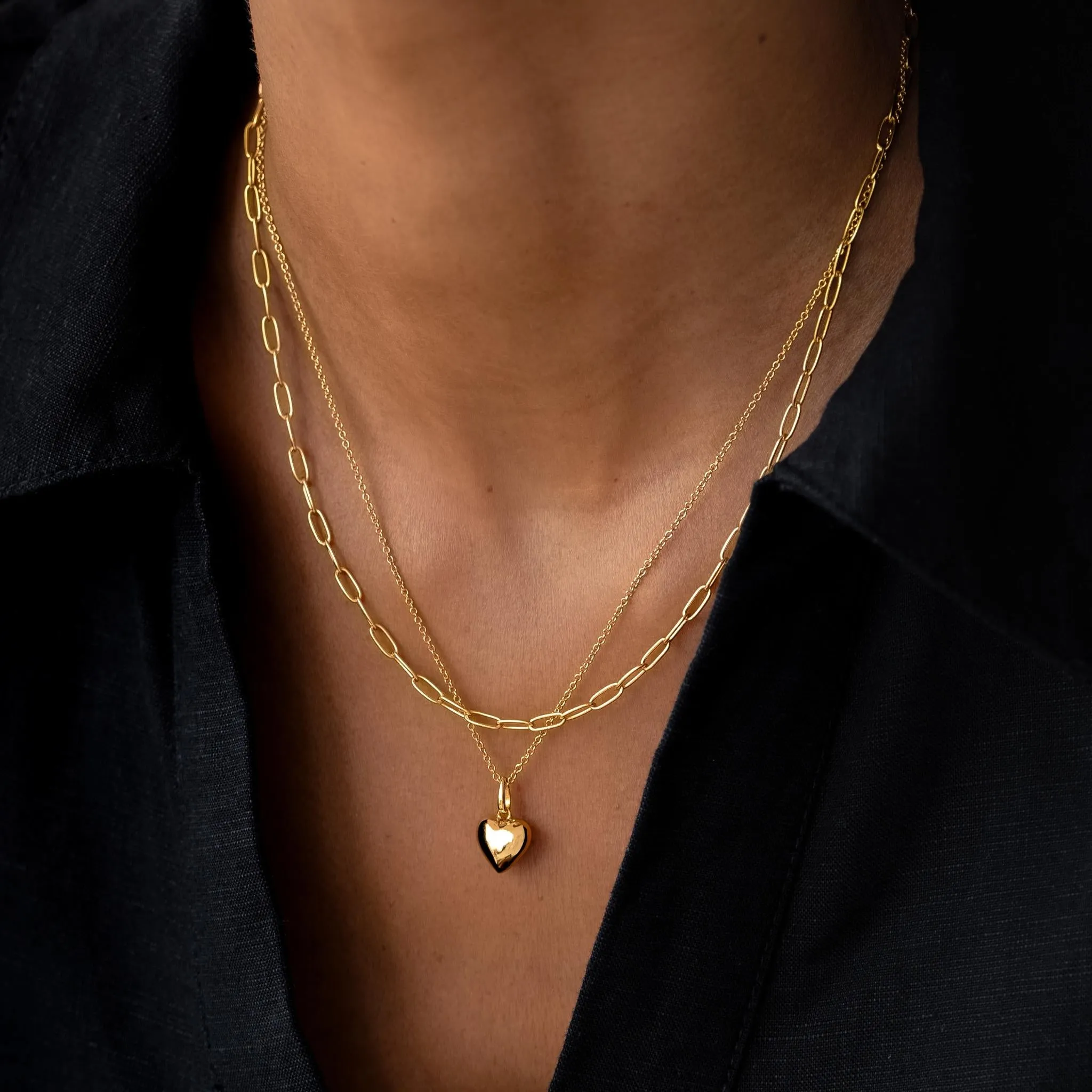 Puffy Heart Necklace