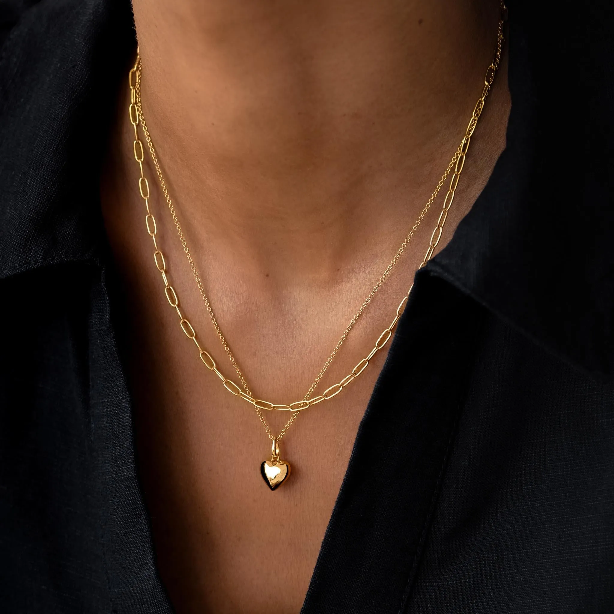 Puffy Heart Necklace