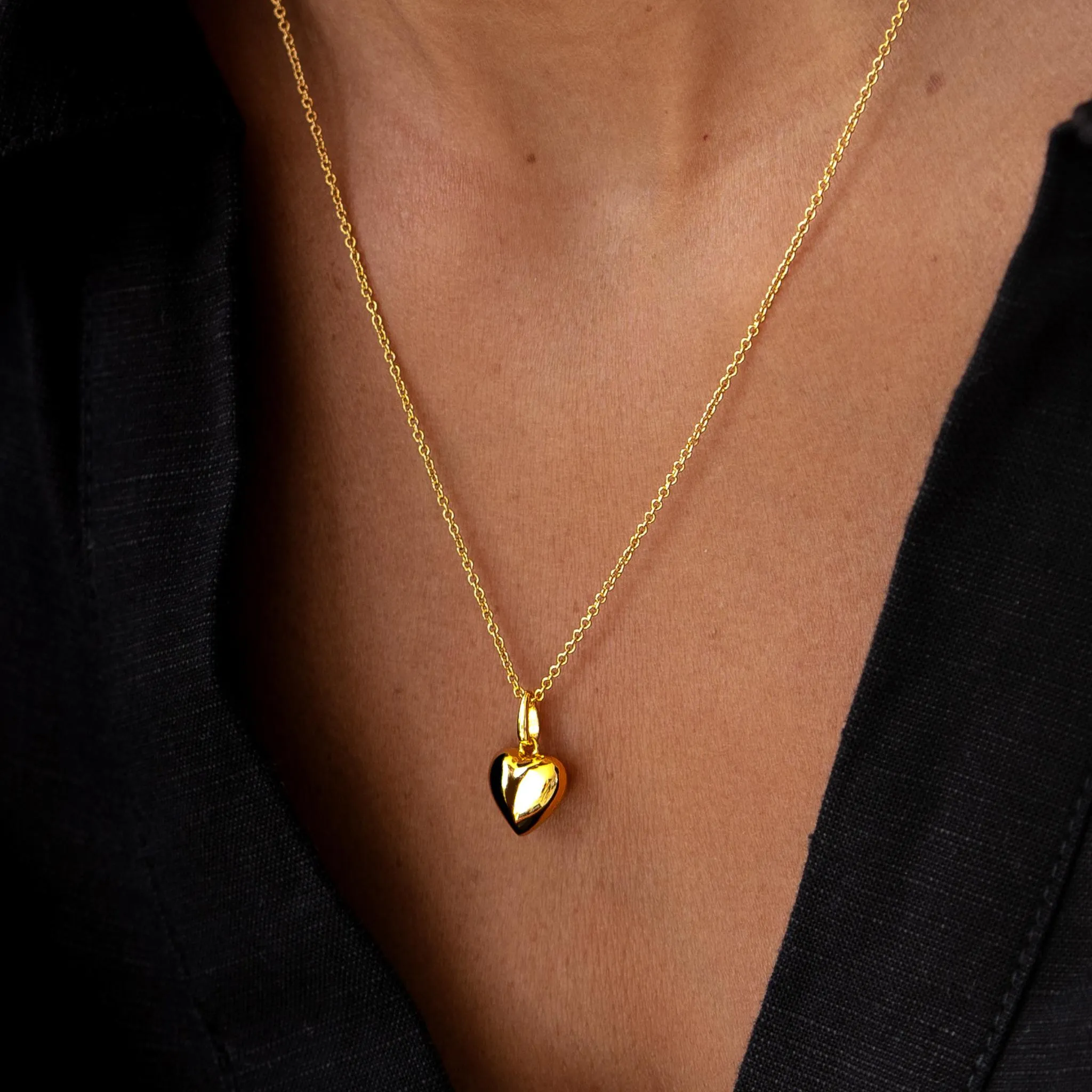 Puffy Heart Necklace