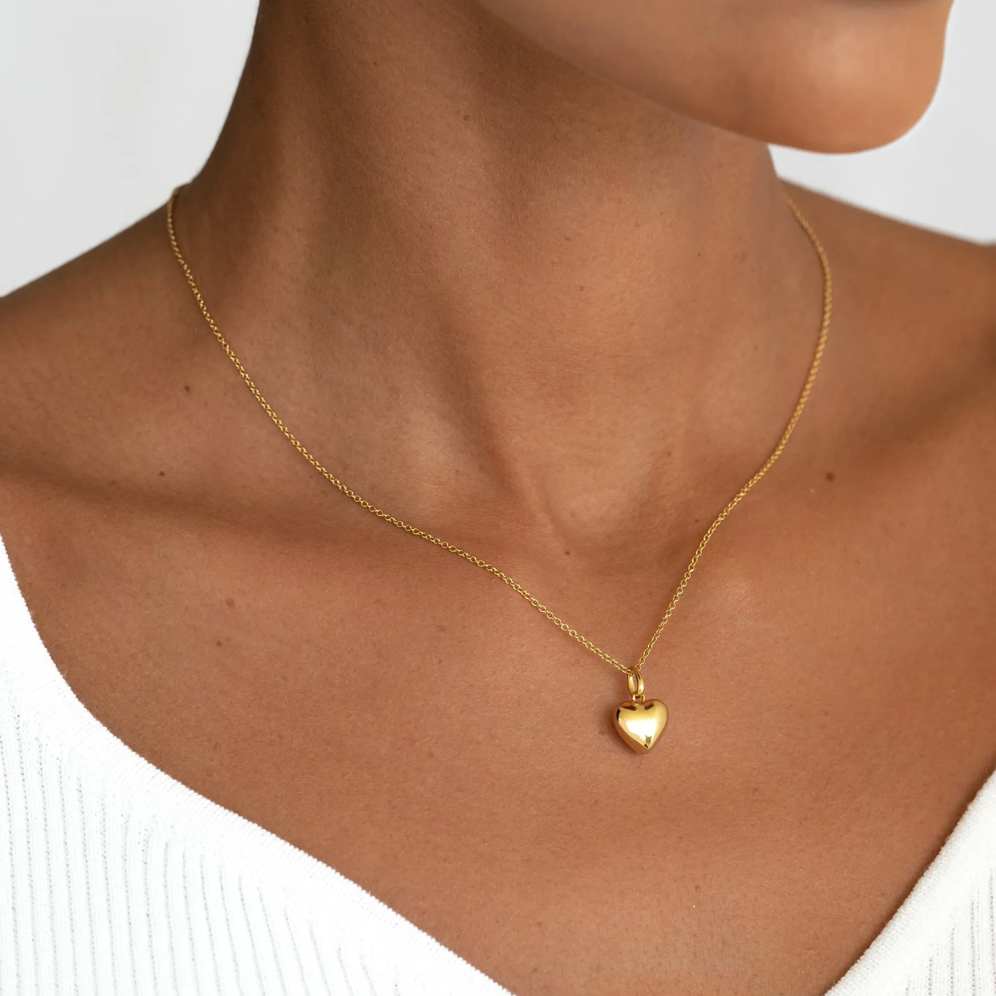 Puffy Heart Necklace