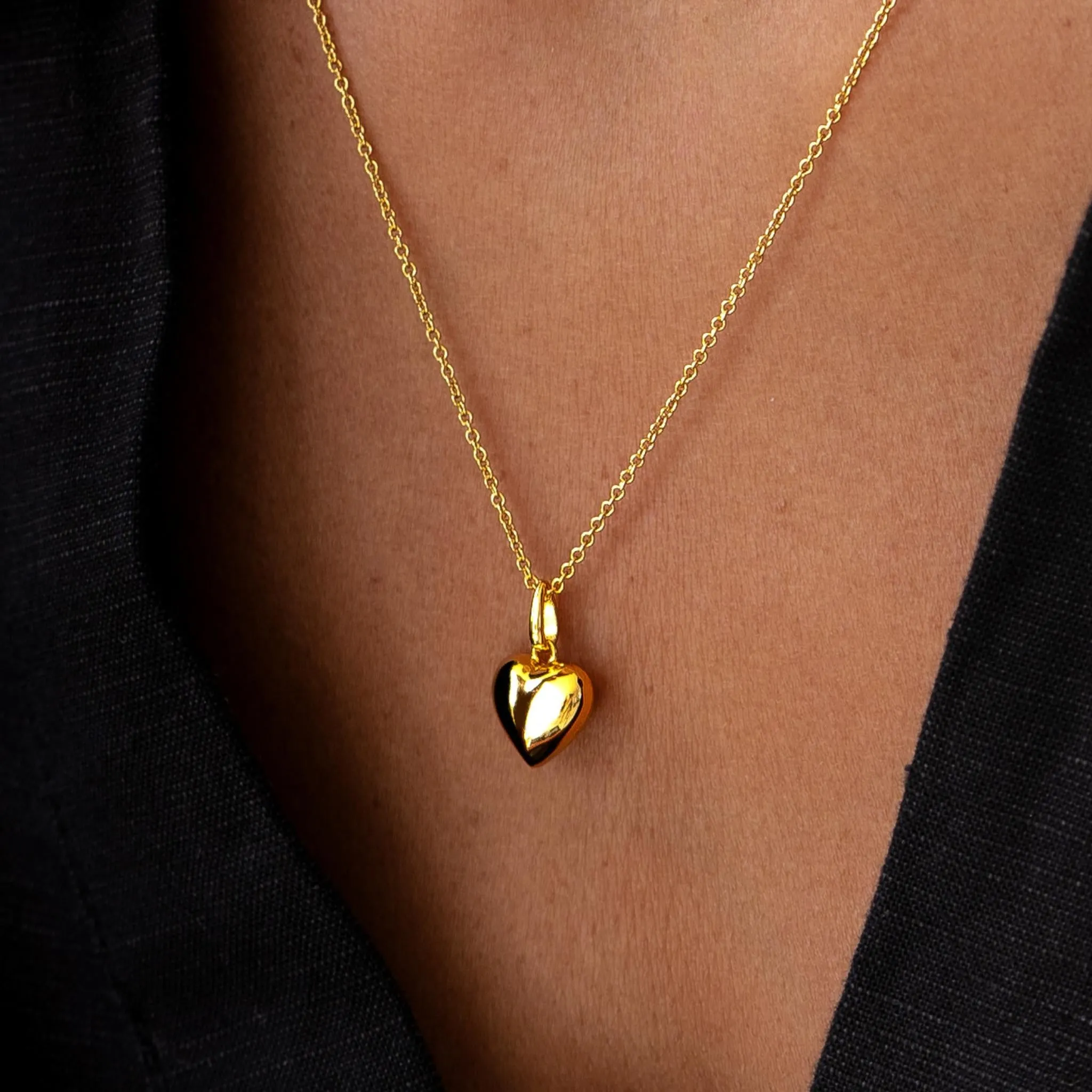 Puffy Heart Necklace