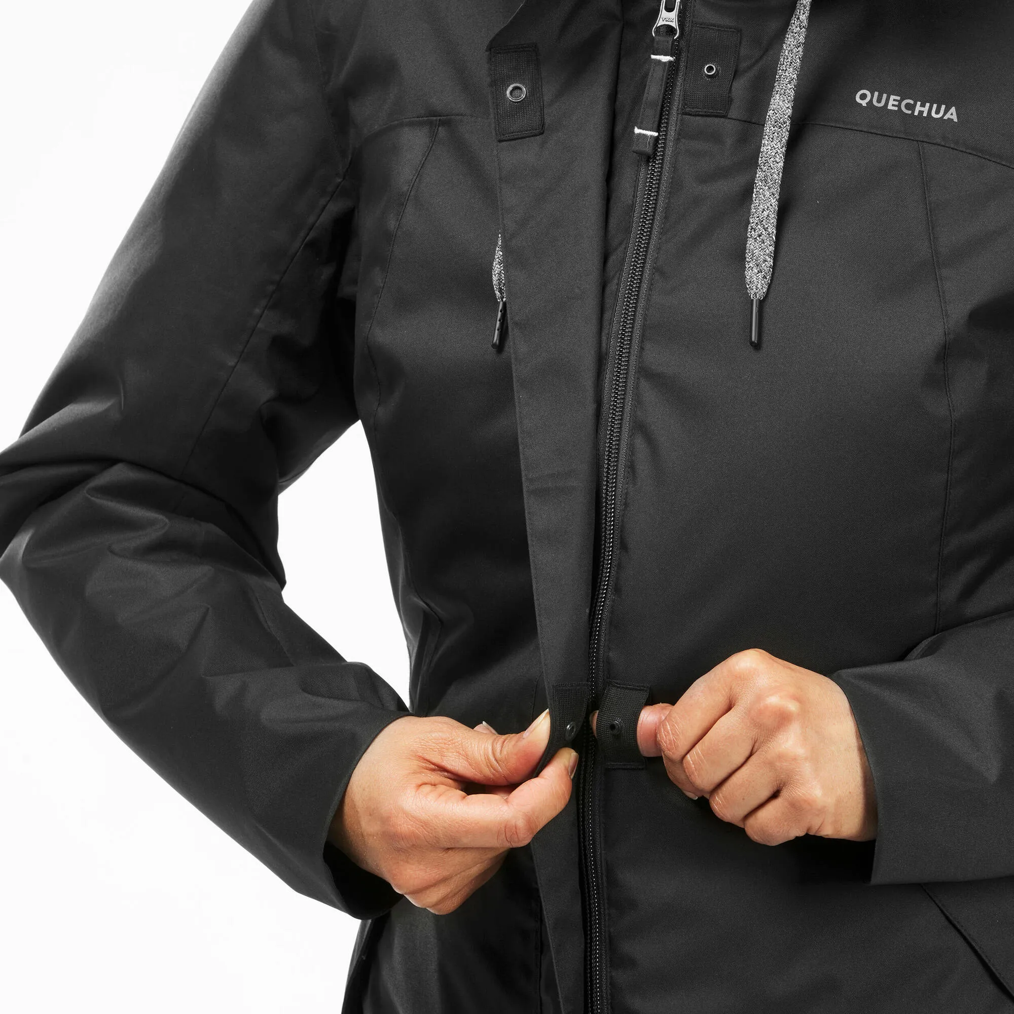 Quechua Women's hiking waterproof winter jacket - SH500 14°F
