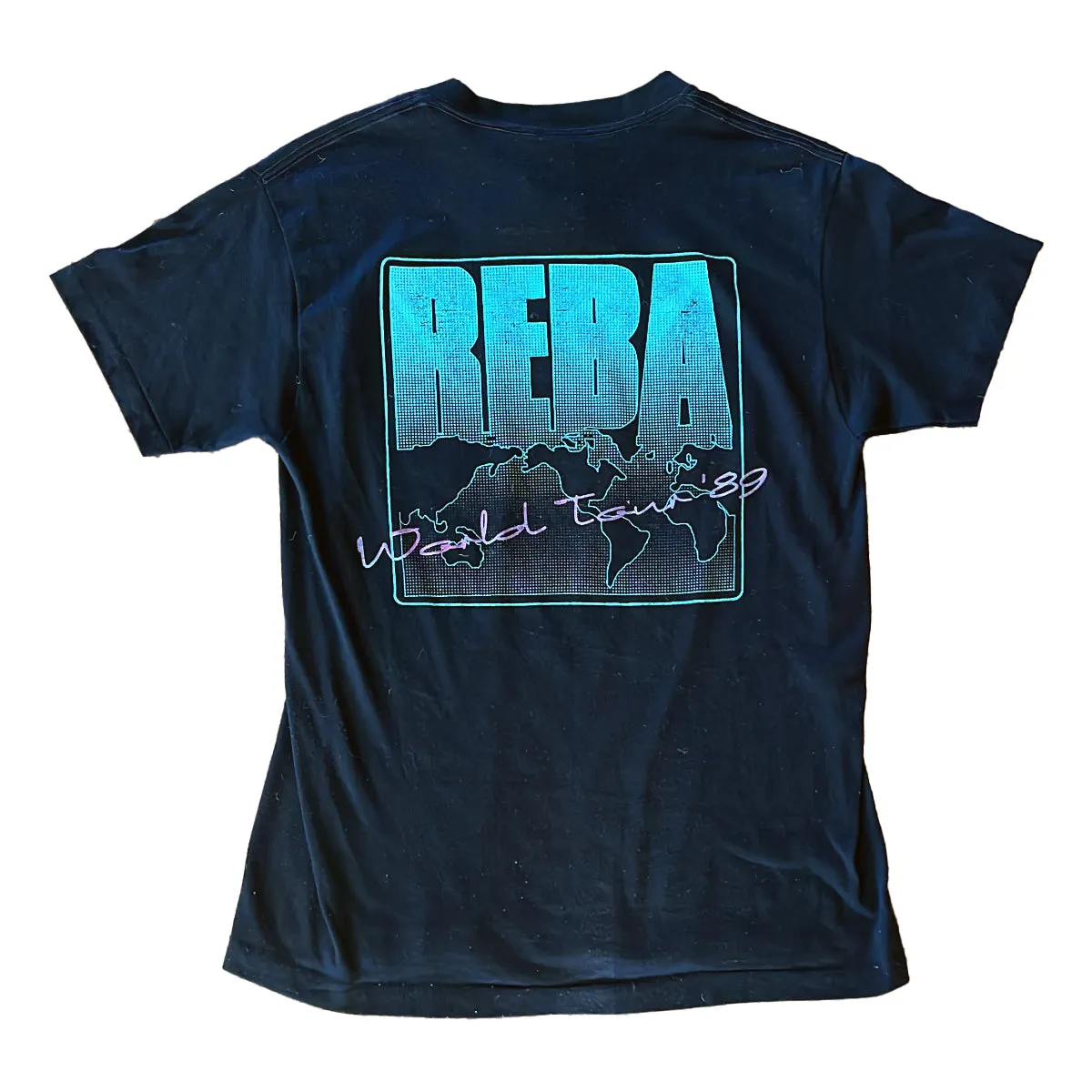 Reba McEntire 1989 World Tour Black Size M