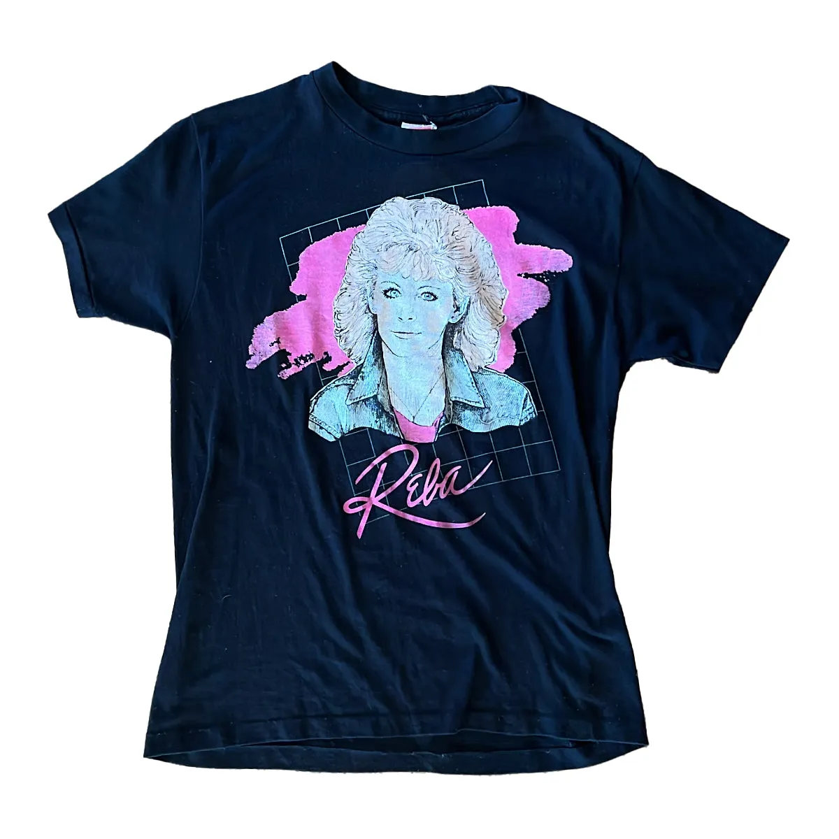 Reba McEntire 1989 World Tour Black Size M