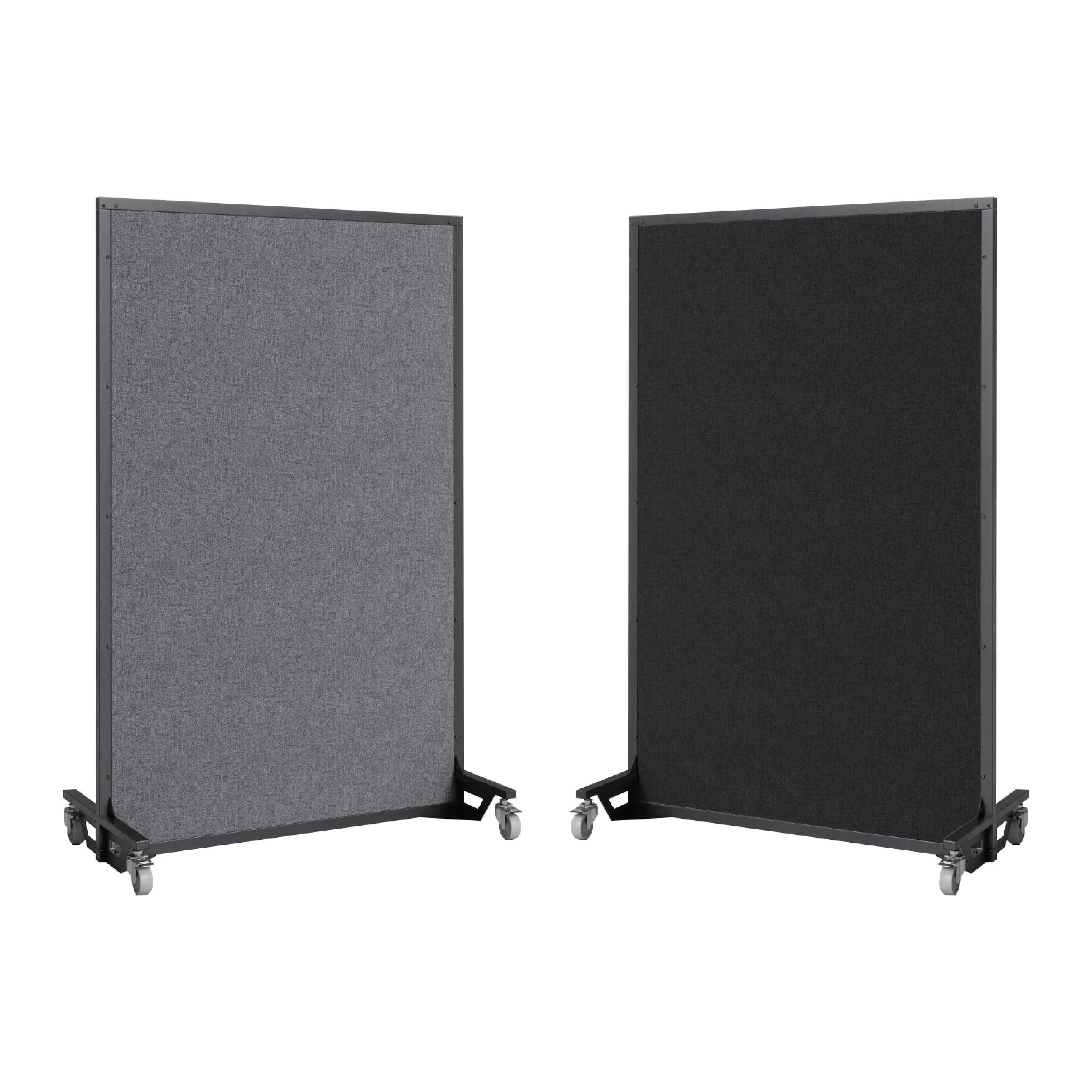 Screenflex Multi-Purpose Ballistic Room Divider on Wheeled Casters | UL 752 LEVEL 3