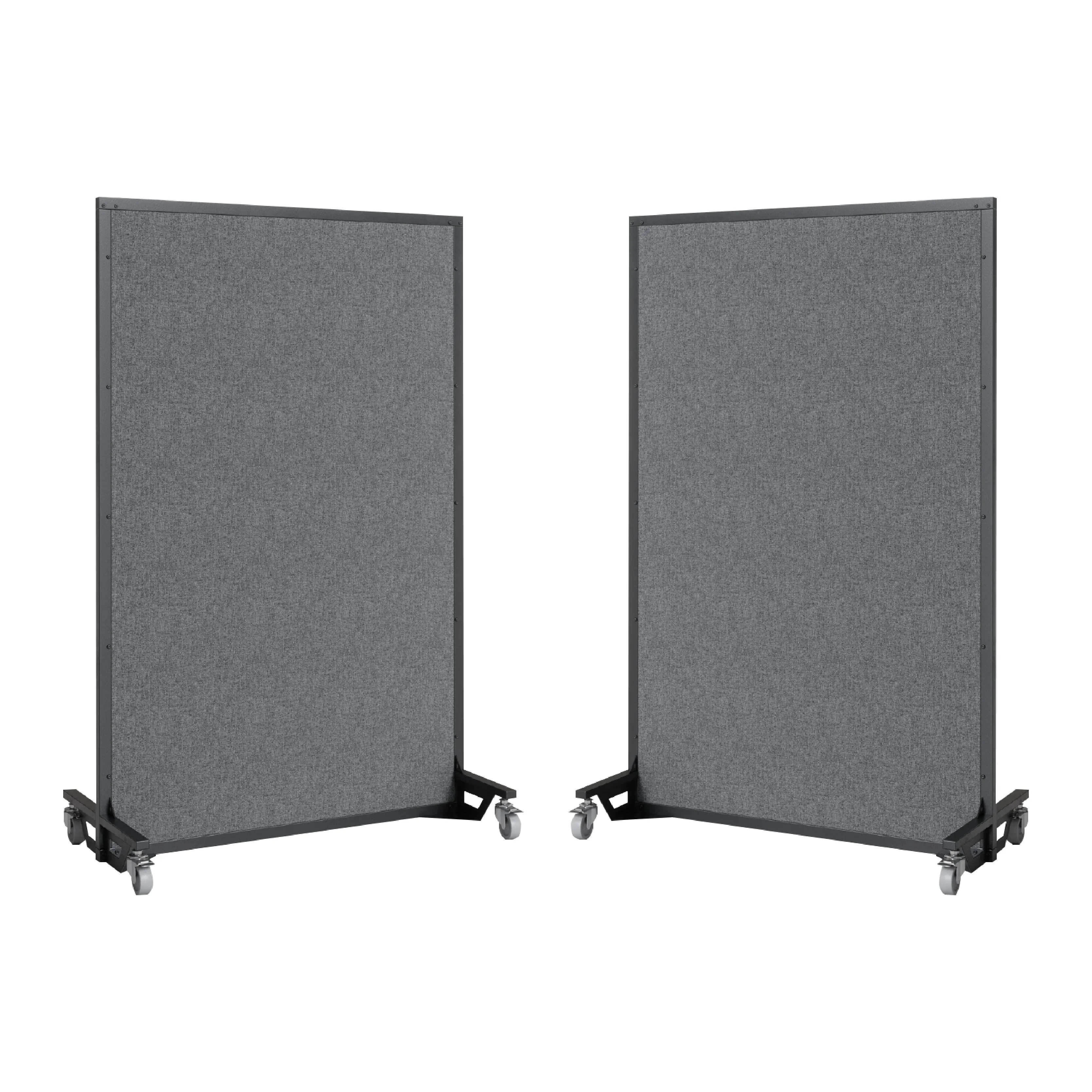 Screenflex Multi-Purpose Ballistic Room Divider on Wheeled Casters | UL 752 LEVEL 3