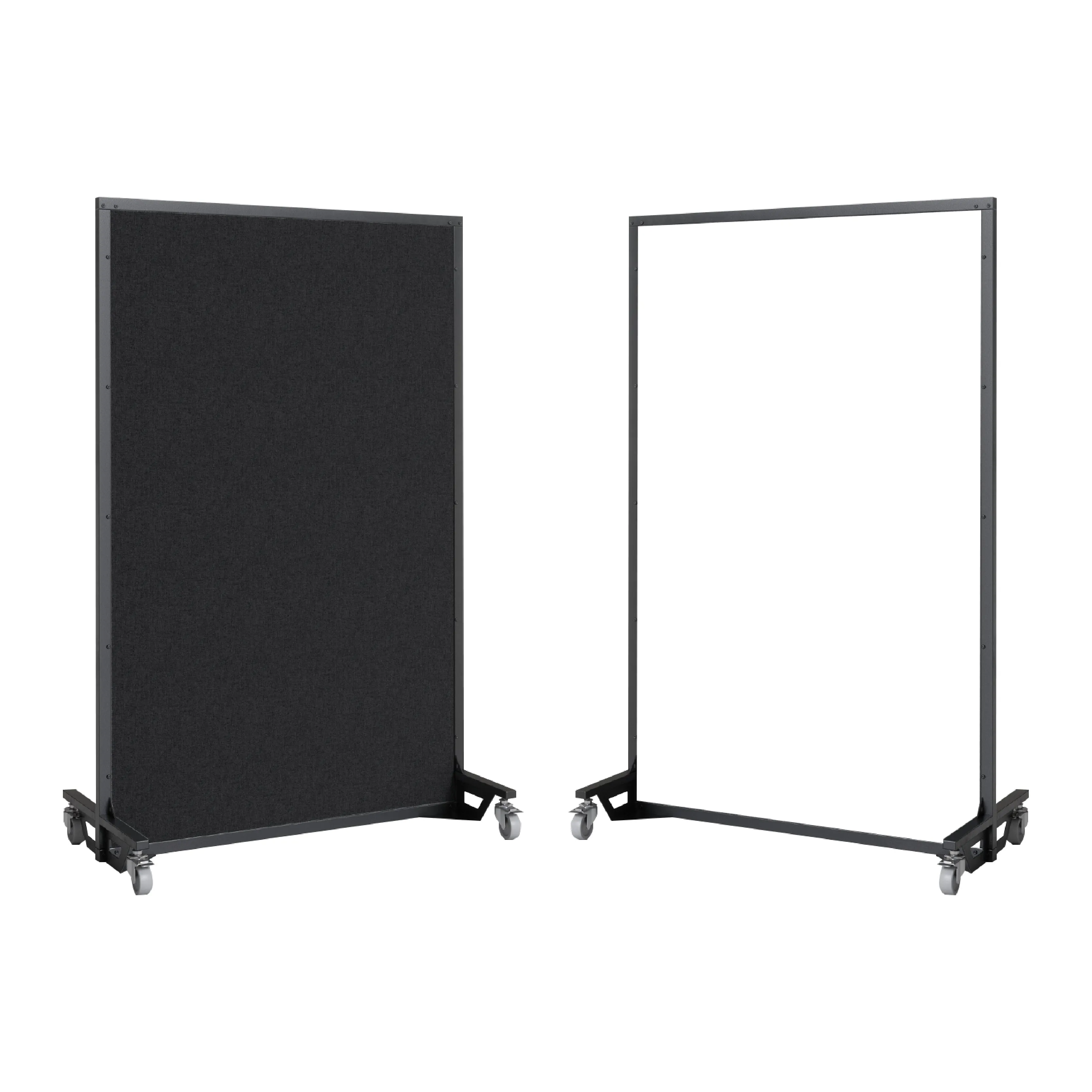 Screenflex Multi-Purpose Ballistic Room Divider on Wheeled Casters | UL 752 LEVEL 3