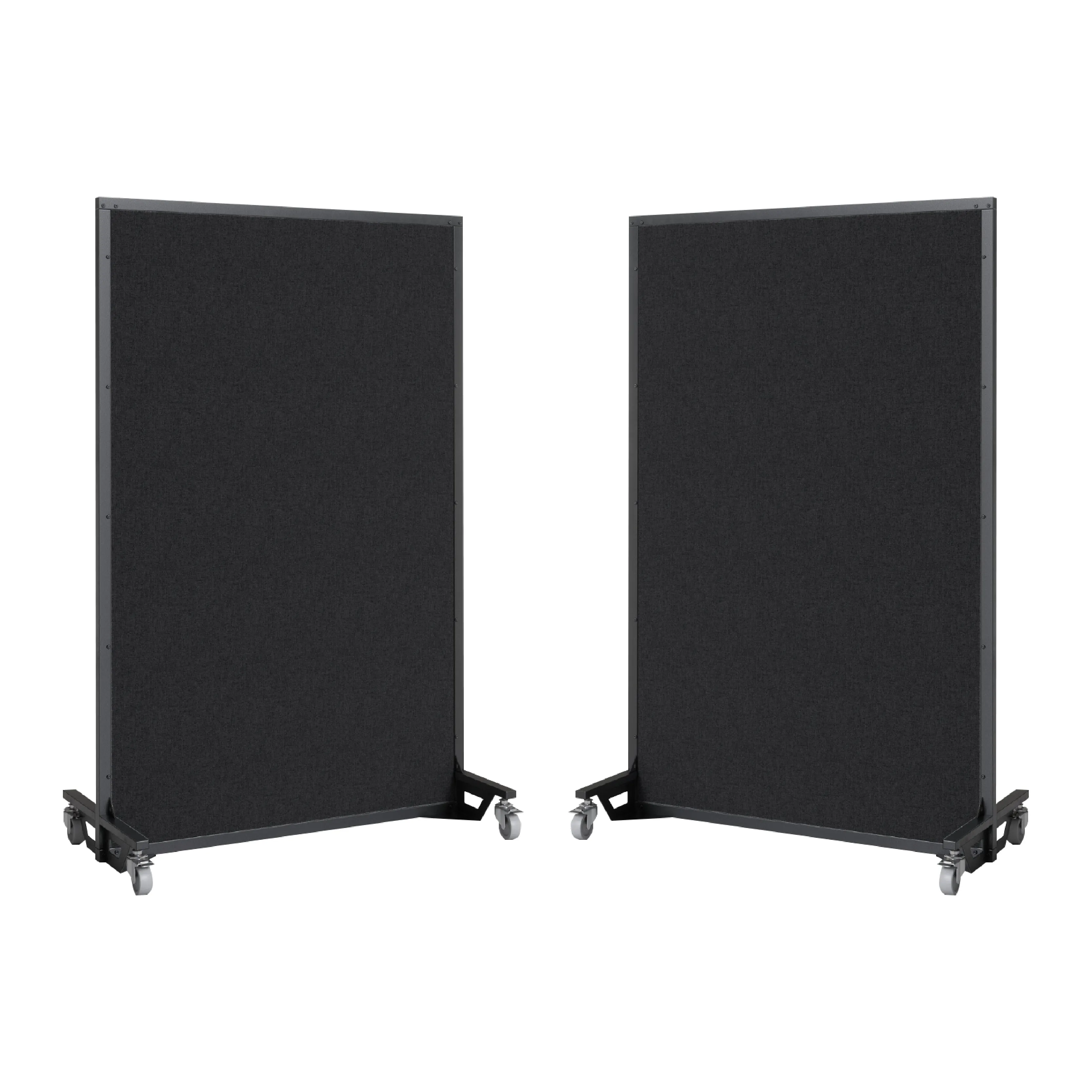 Screenflex Multi-Purpose Ballistic Room Divider on Wheeled Casters | UL 752 LEVEL 3