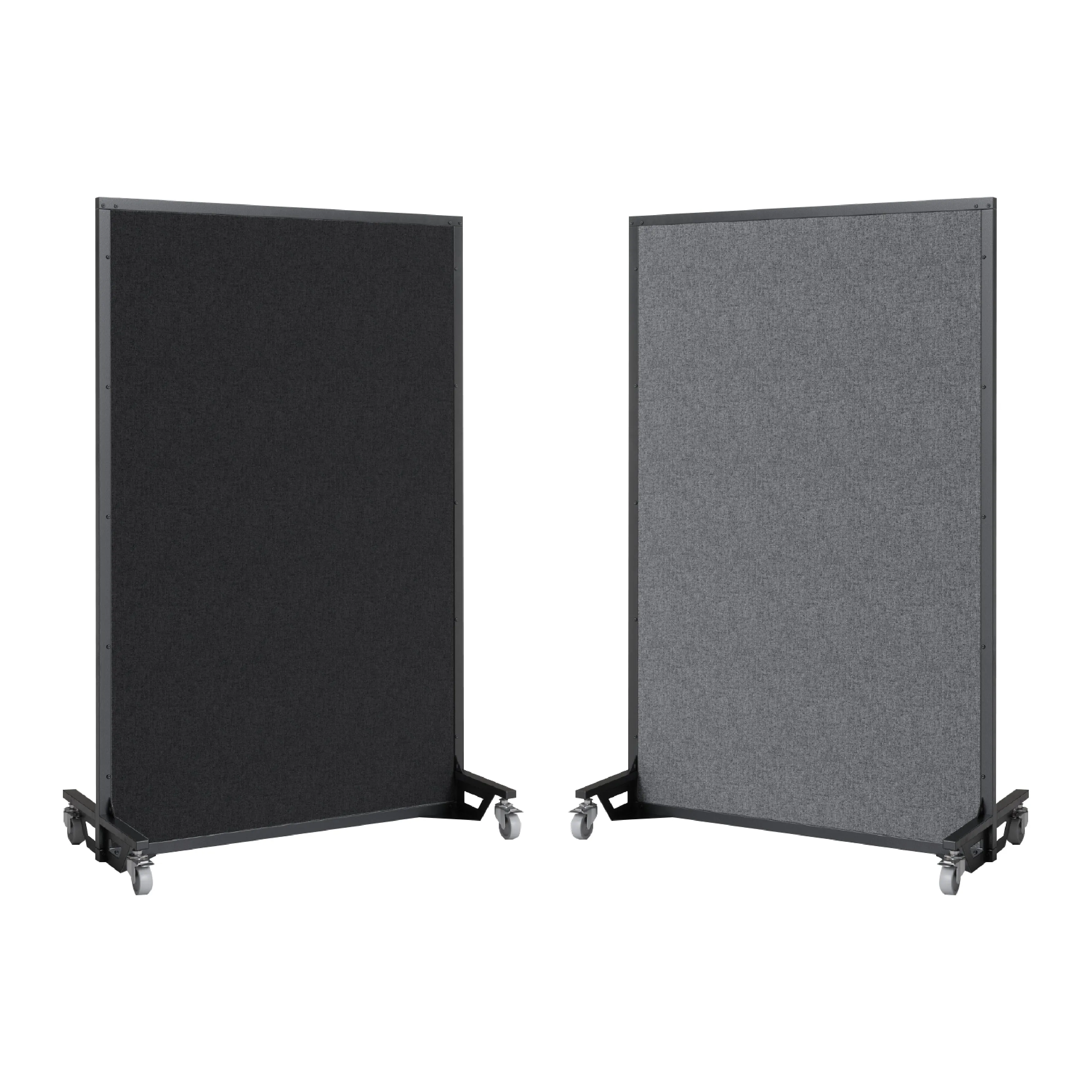 Screenflex Multi-Purpose Ballistic Room Divider on Wheeled Casters | UL 752 LEVEL 3