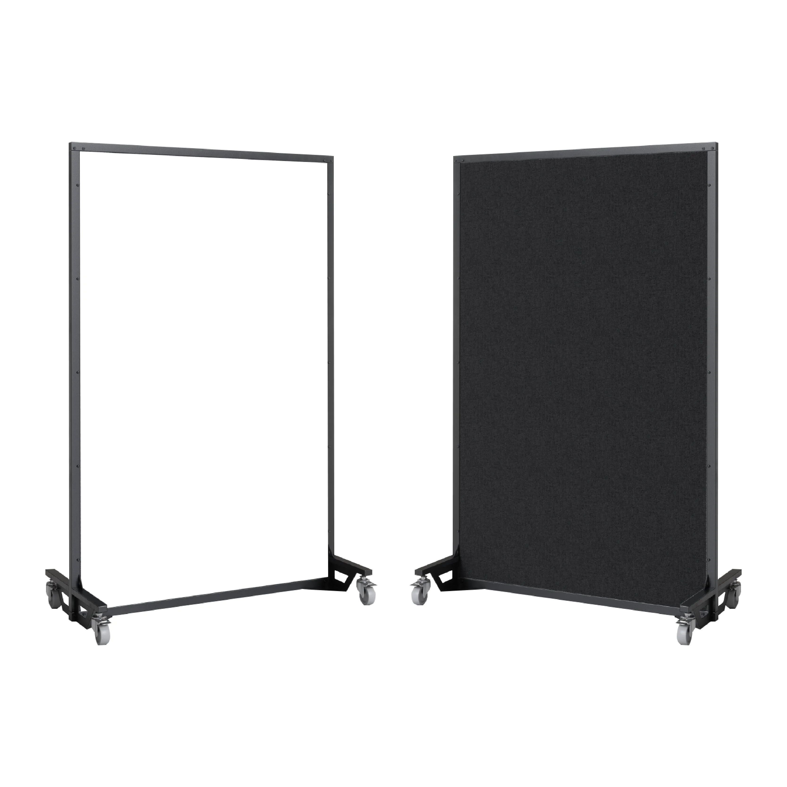 Screenflex Multi-Purpose Ballistic Room Divider on Wheeled Casters | UL 752 LEVEL 3
