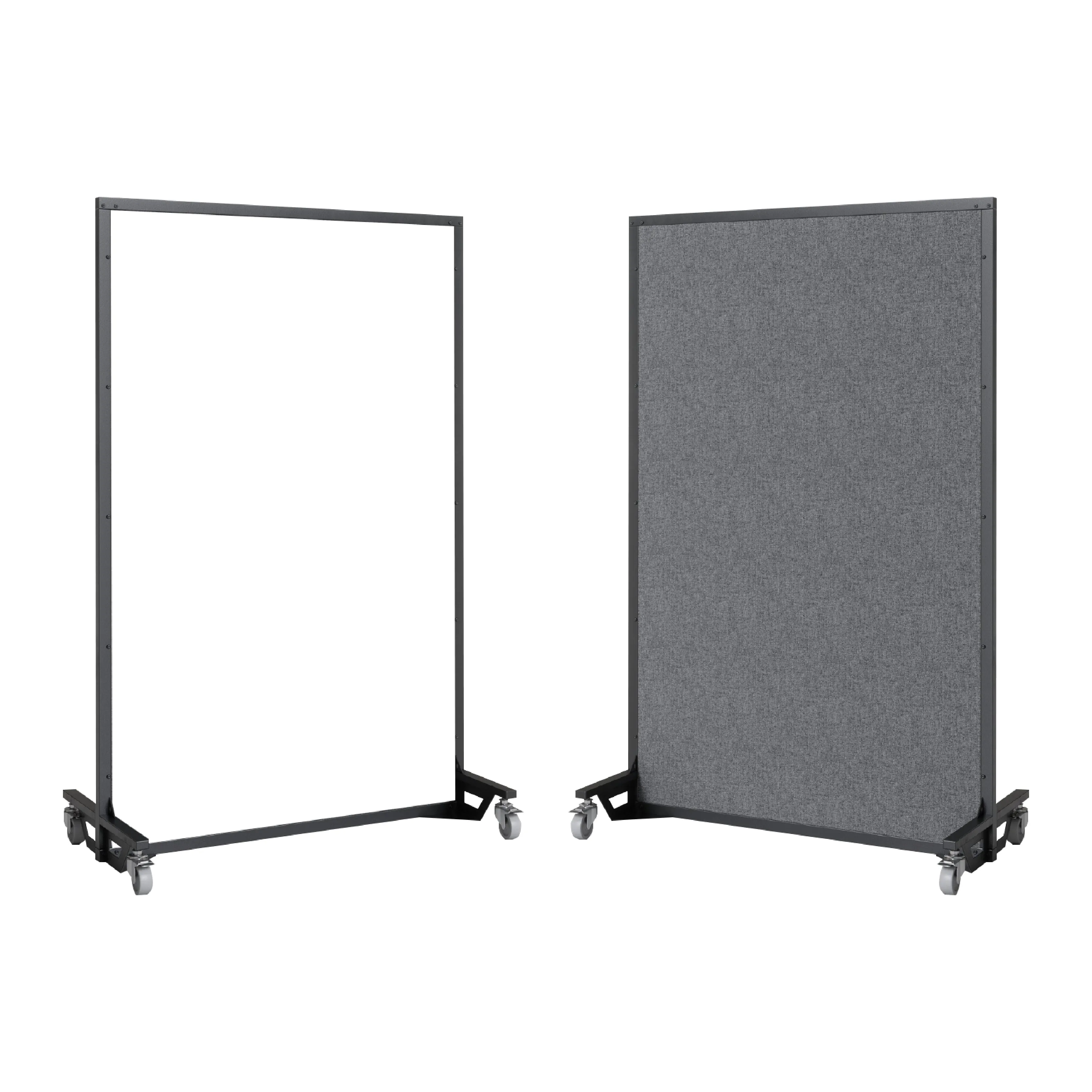 Screenflex Multi-Purpose Ballistic Room Divider on Wheeled Casters | UL 752 LEVEL 3