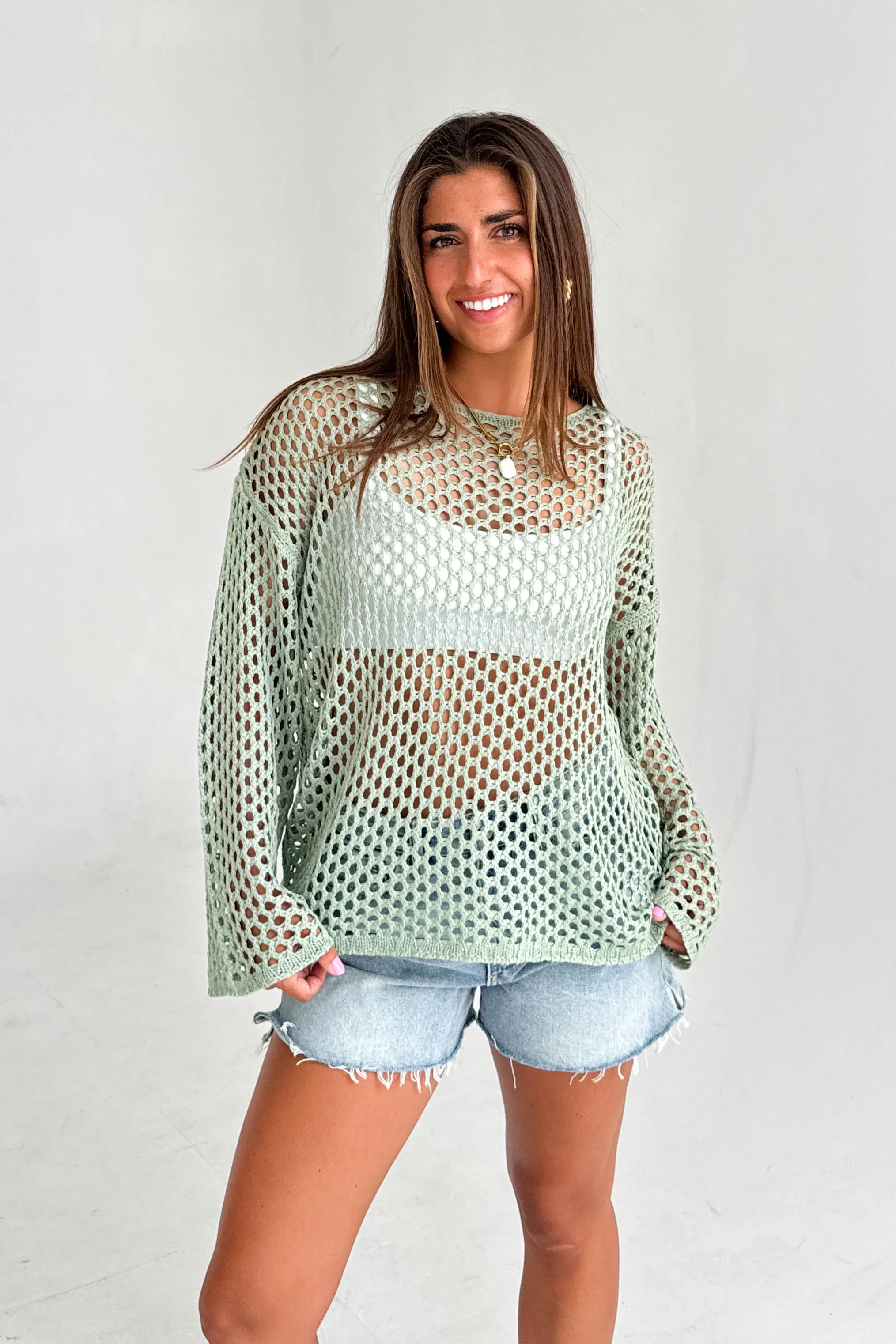 Seaside Cover Up in Green