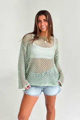 Seaside Cover Up in Green