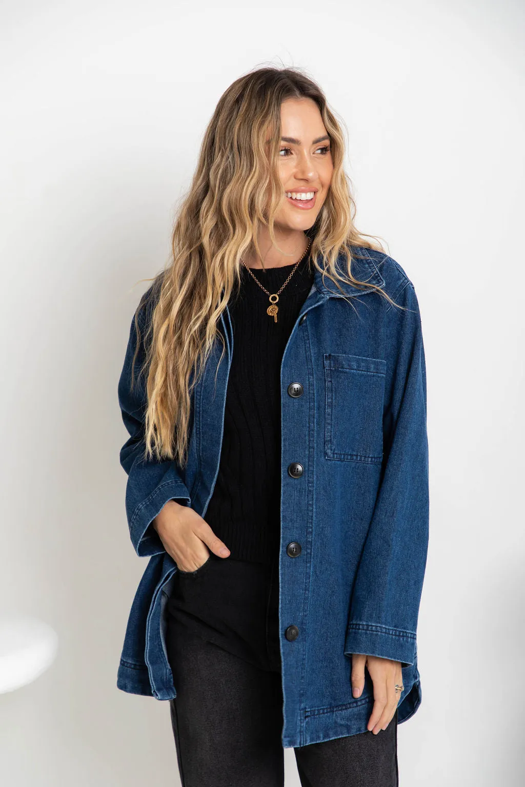 Sonny Denim Jacket - Dark Wash