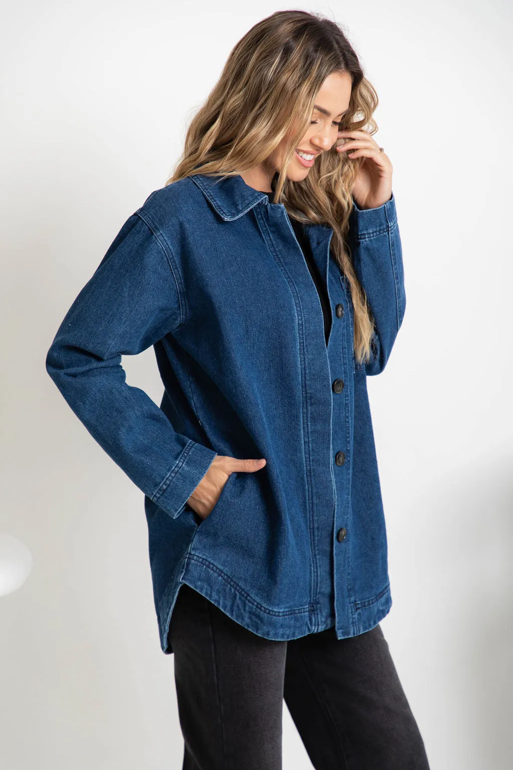 Sonny Denim Jacket - Dark Wash