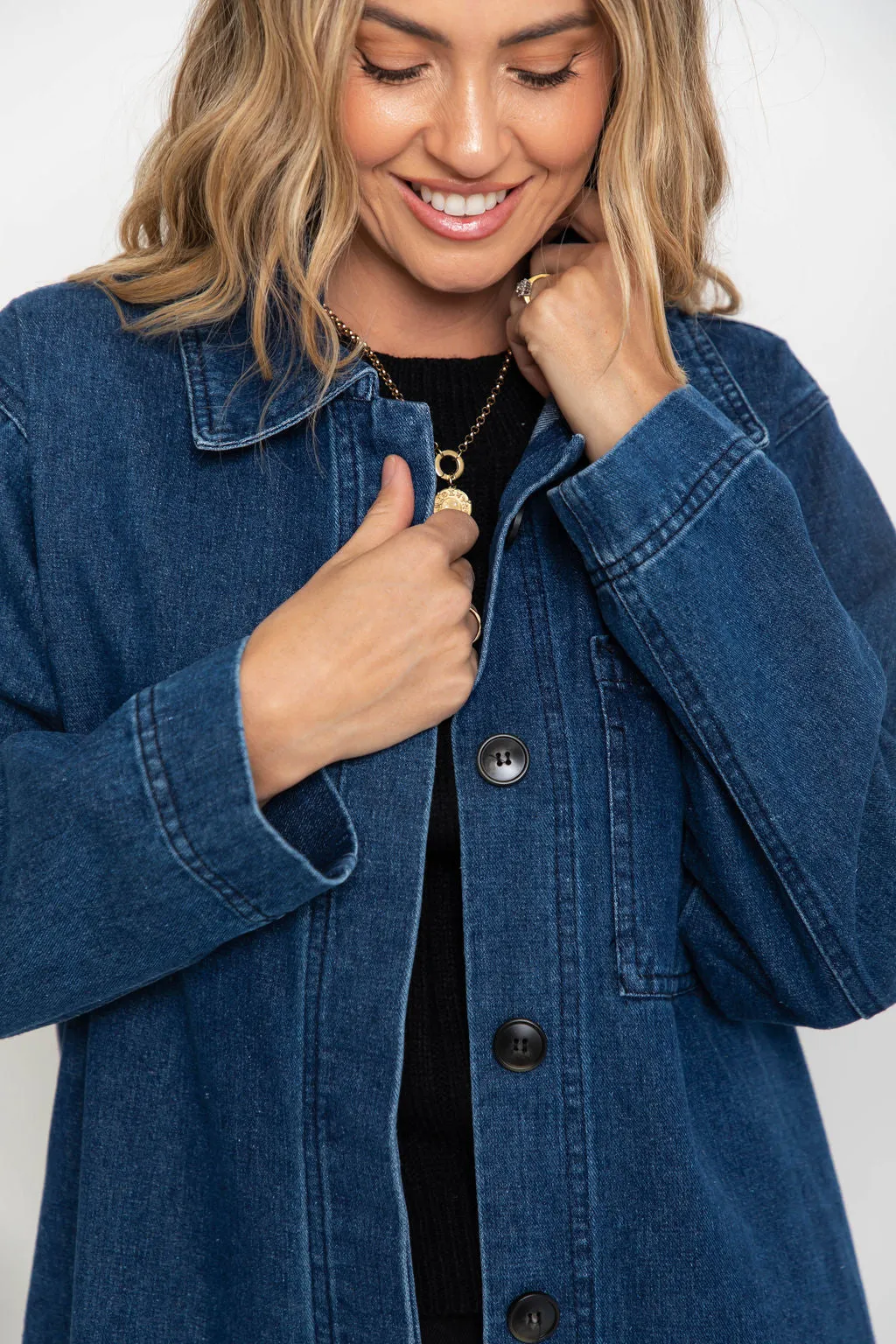 Sonny Denim Jacket - Dark Wash