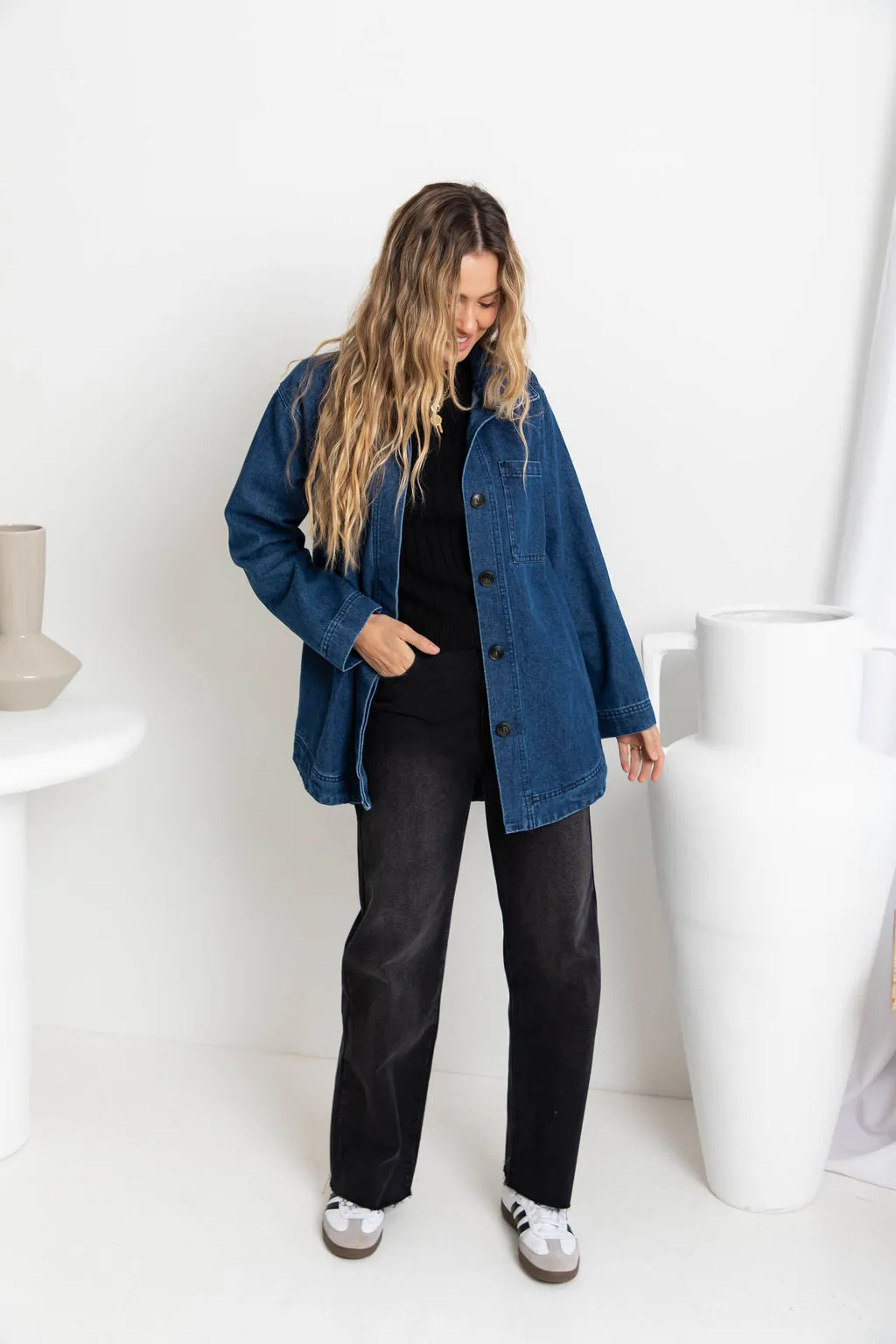 Sonny Denim Jacket - Dark Wash