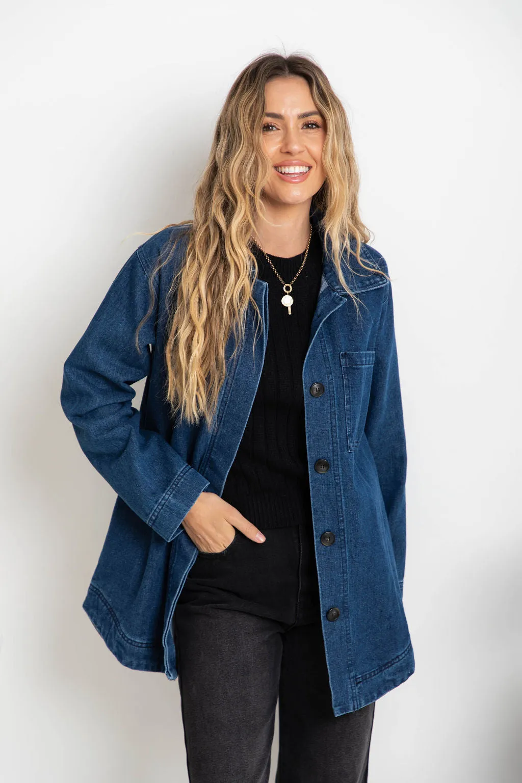 Sonny Denim Jacket - Dark Wash
