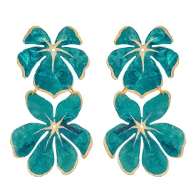 Teal Tahiti Earrings