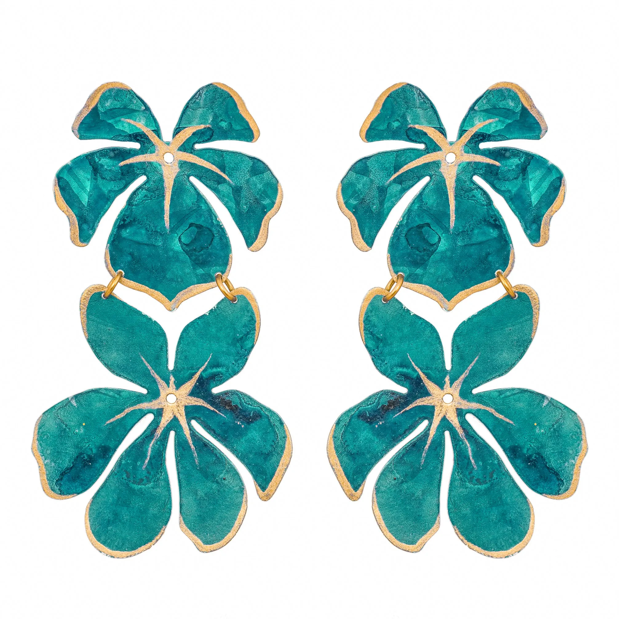 Teal Tahiti Earrings