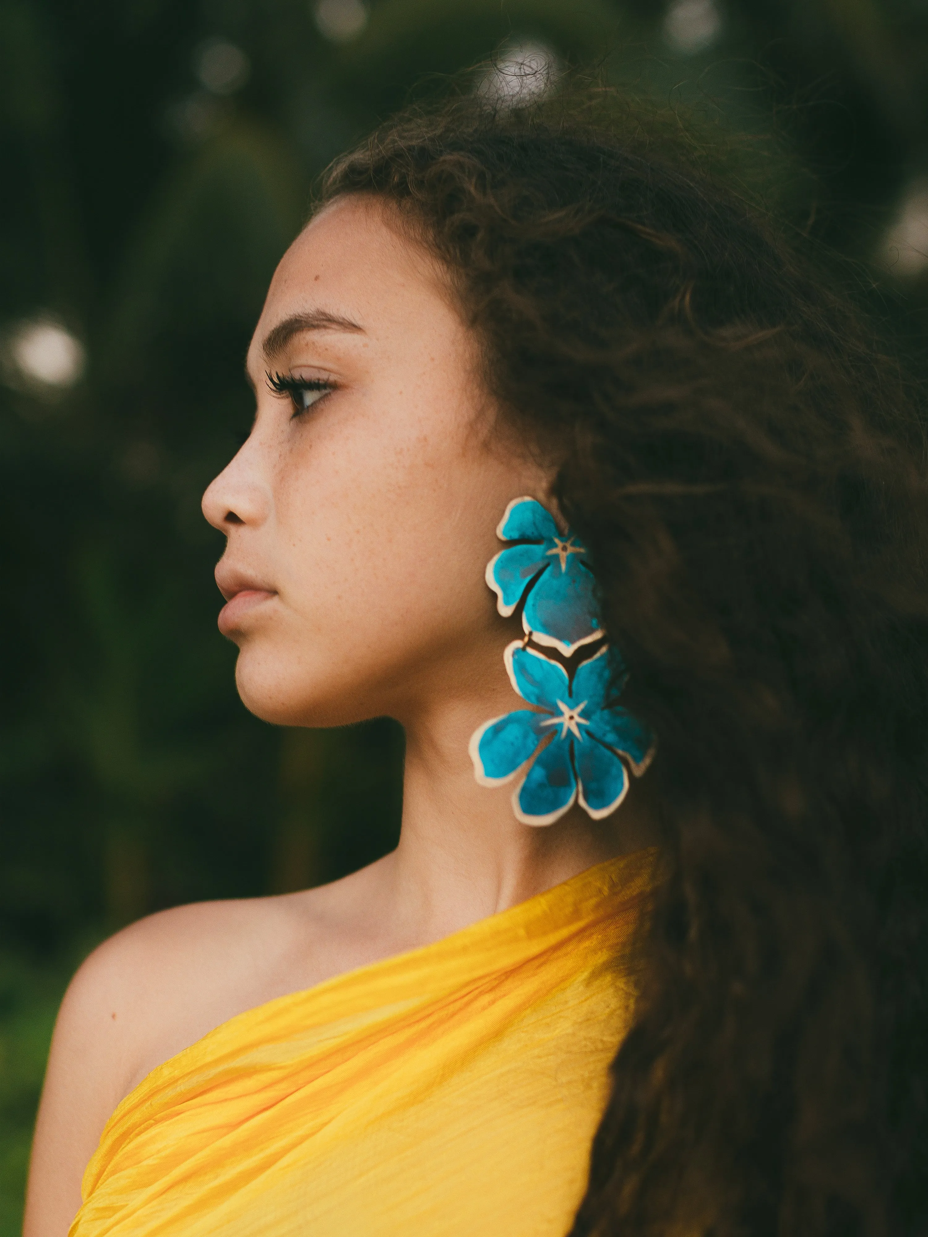 Teal Tahiti Earrings