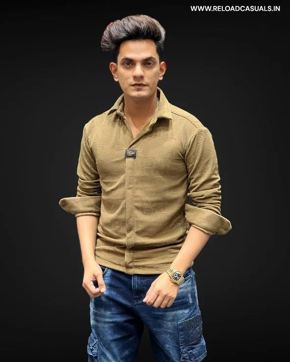 Unique Design Stretchable Imp Shirt