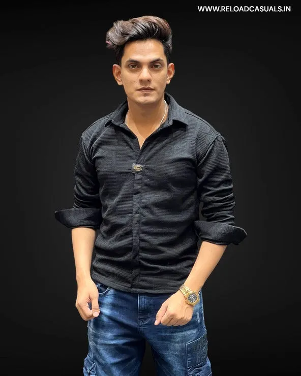 Unique Design Stretchable Imp Shirt