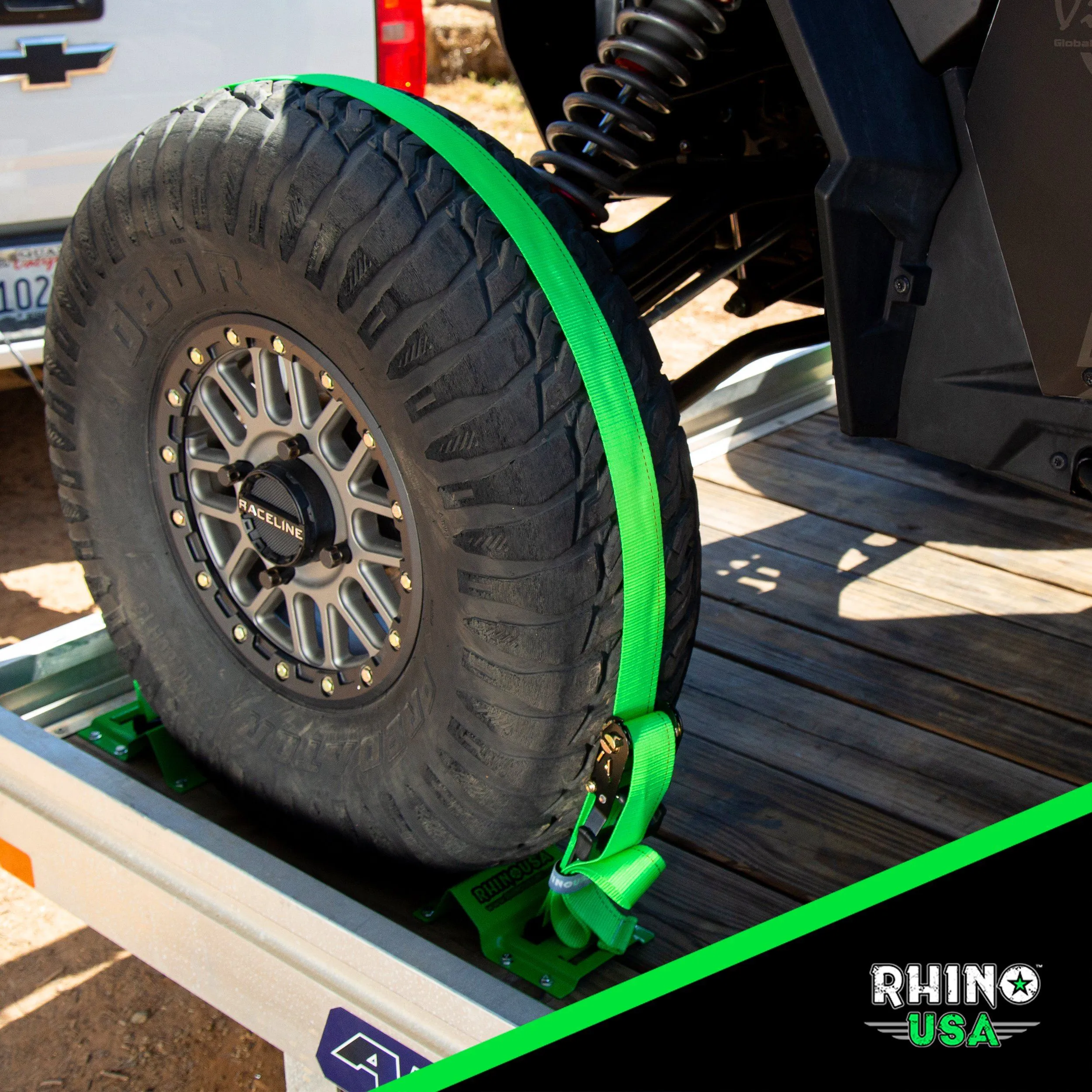 UTV Wheel Chock Tie-Down Kit