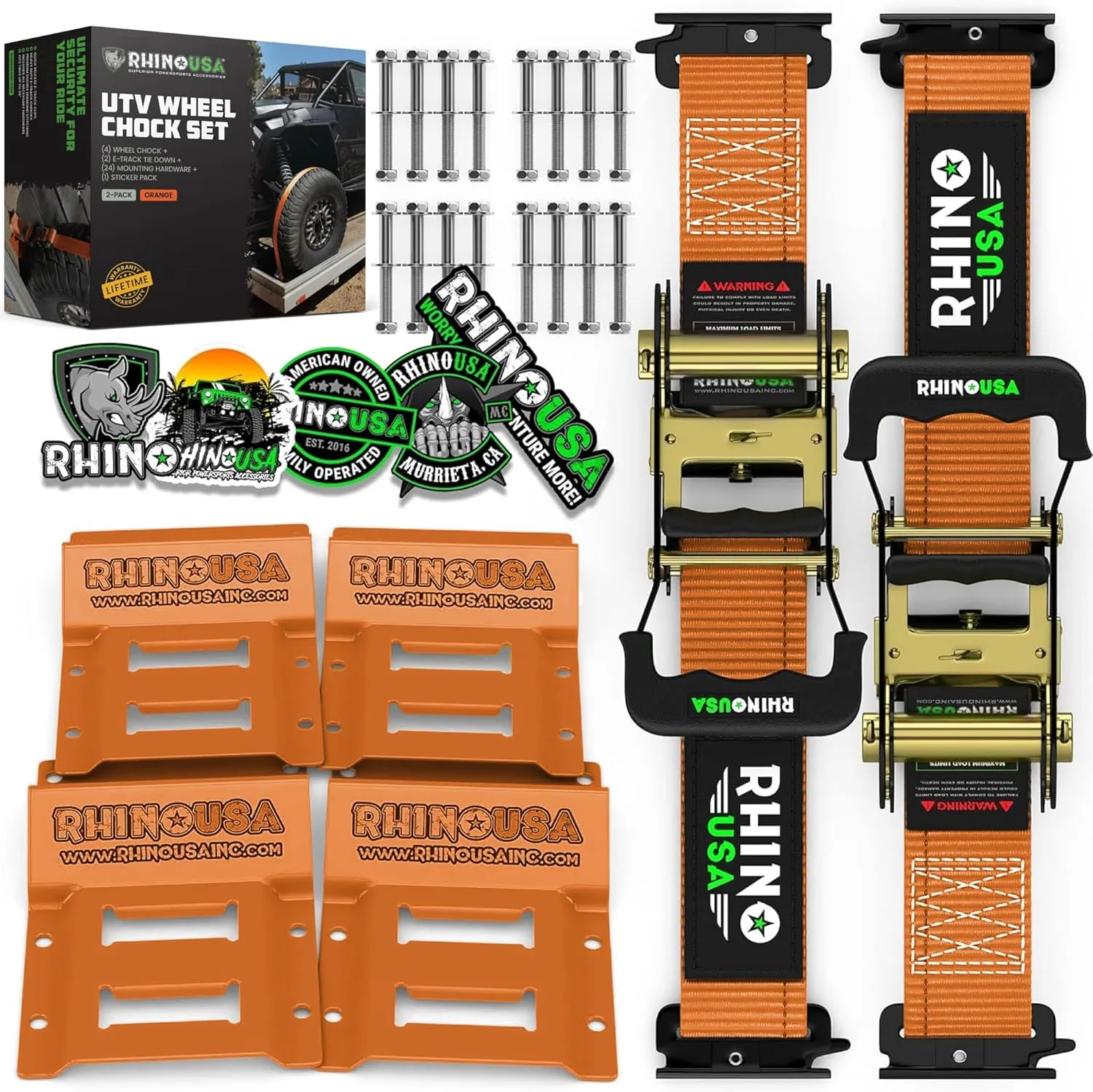 UTV Wheel Chock Tie-Down Kit