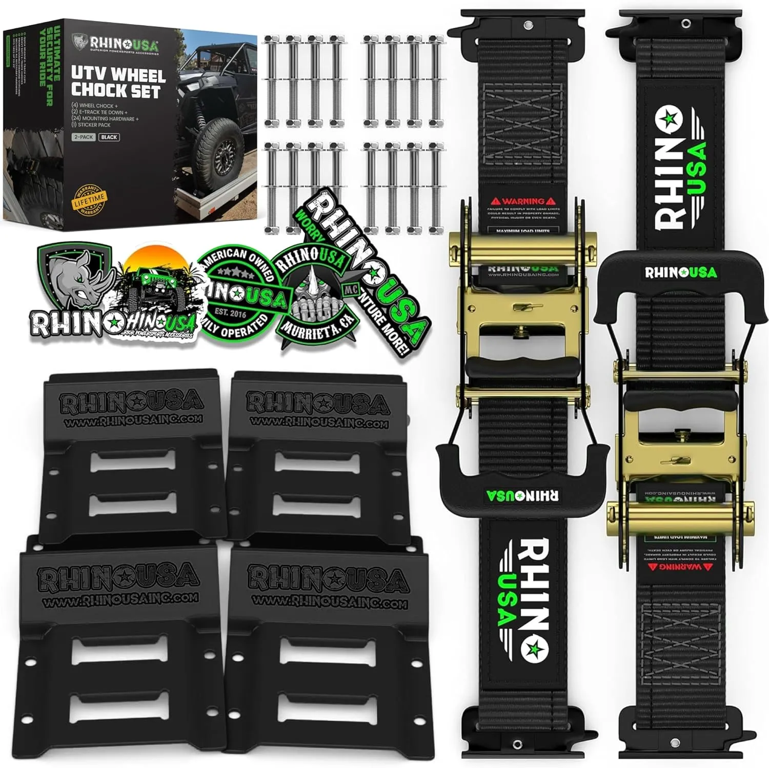 UTV Wheel Chock Tie-Down Kit