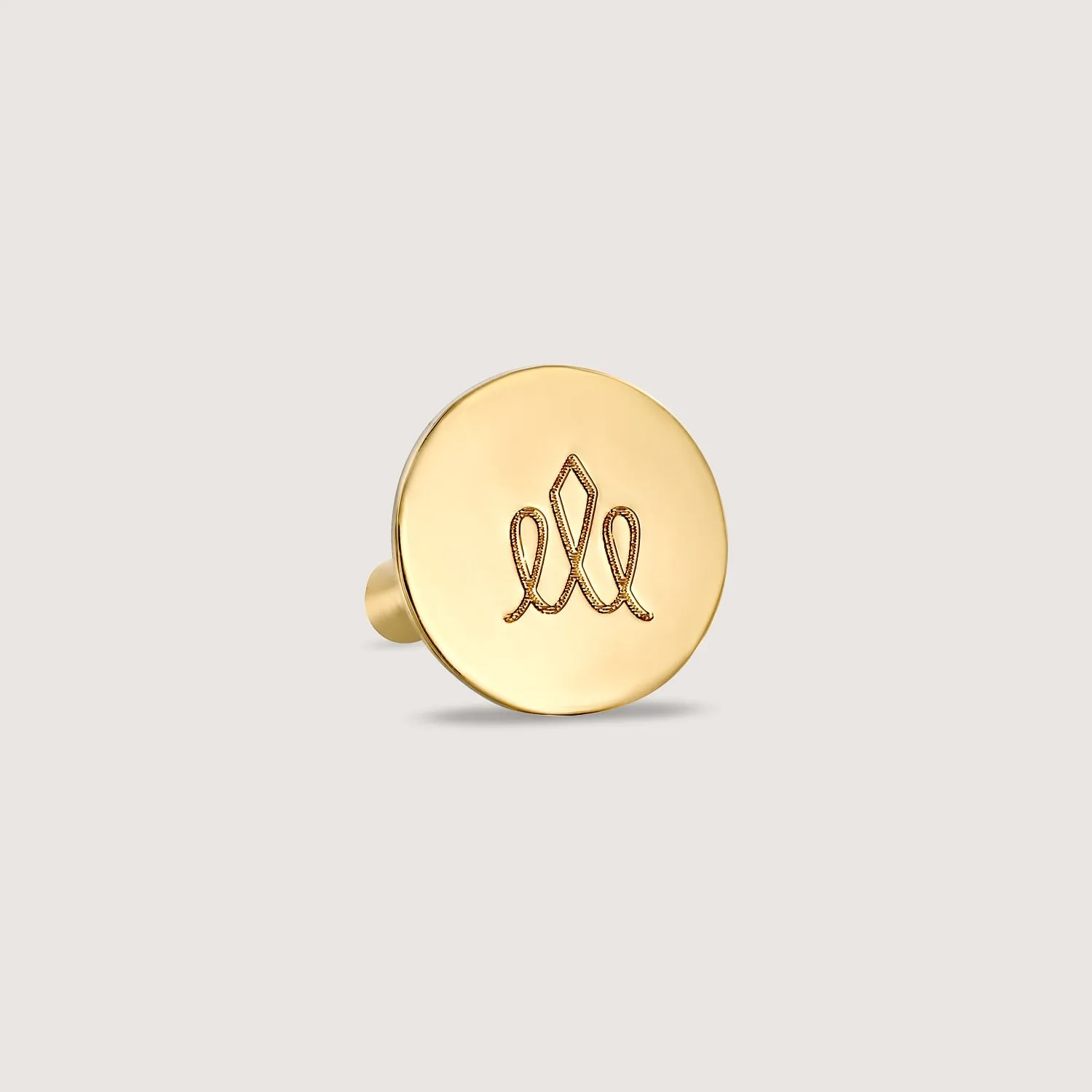 Venus Piercing Gold Earring White Diamonds