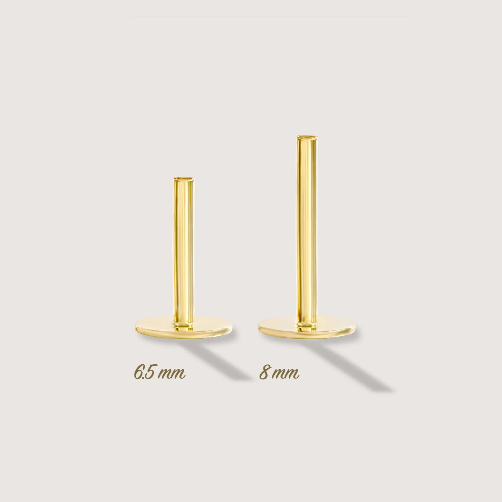 Venus Piercing Gold Earring White Diamonds
