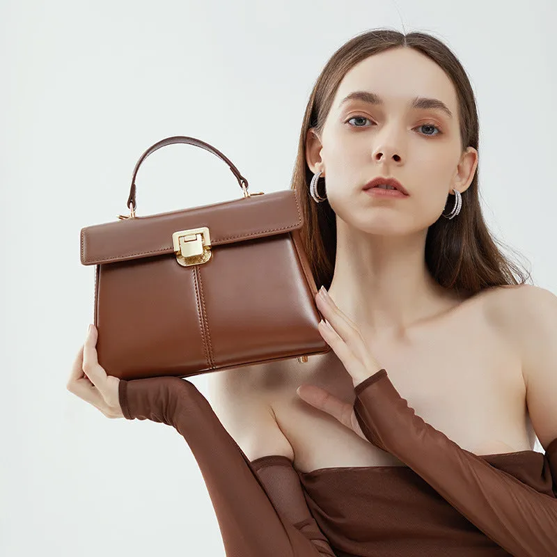 Women Classic Fashion Casual Cowhide Shoulder Bag
