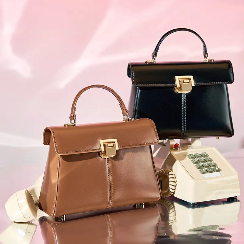 Women Classic Fashion Casual Cowhide Shoulder Bag