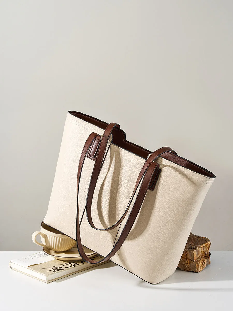 Women Fashion Luxury Leather Shoulder Tote Bag