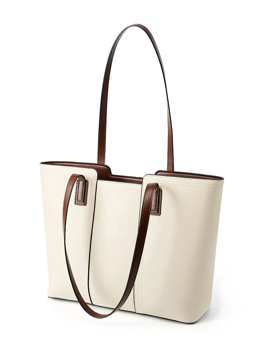 Women Fashion Luxury Leather Shoulder Tote Bag