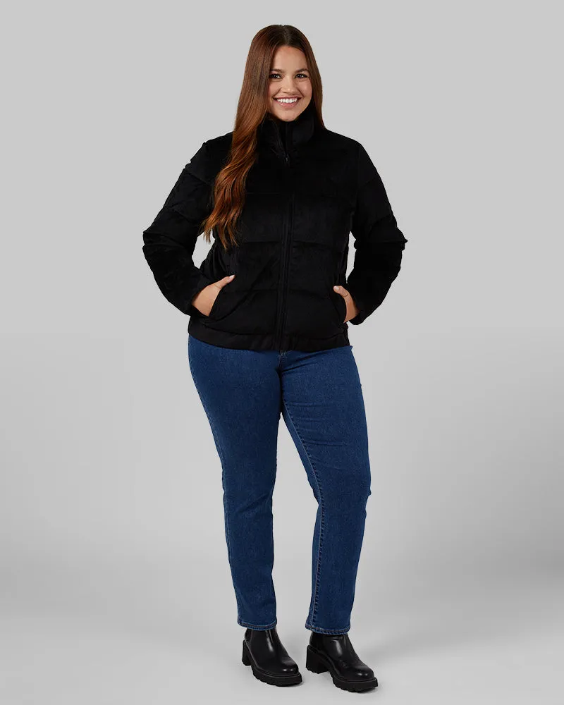 WOMEN'S CORDUROY POLY-FILL JACKET