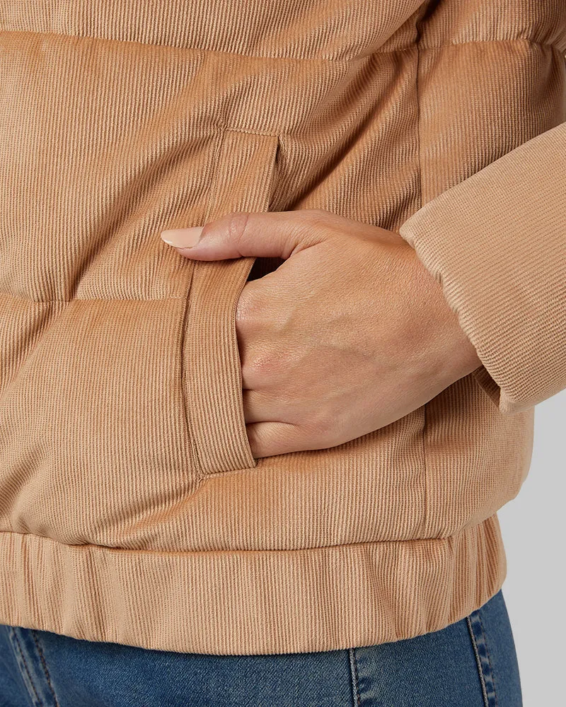 WOMEN'S CORDUROY POLY-FILL JACKET