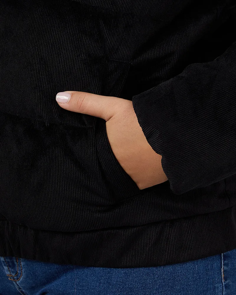 WOMEN'S CORDUROY POLY-FILL JACKET