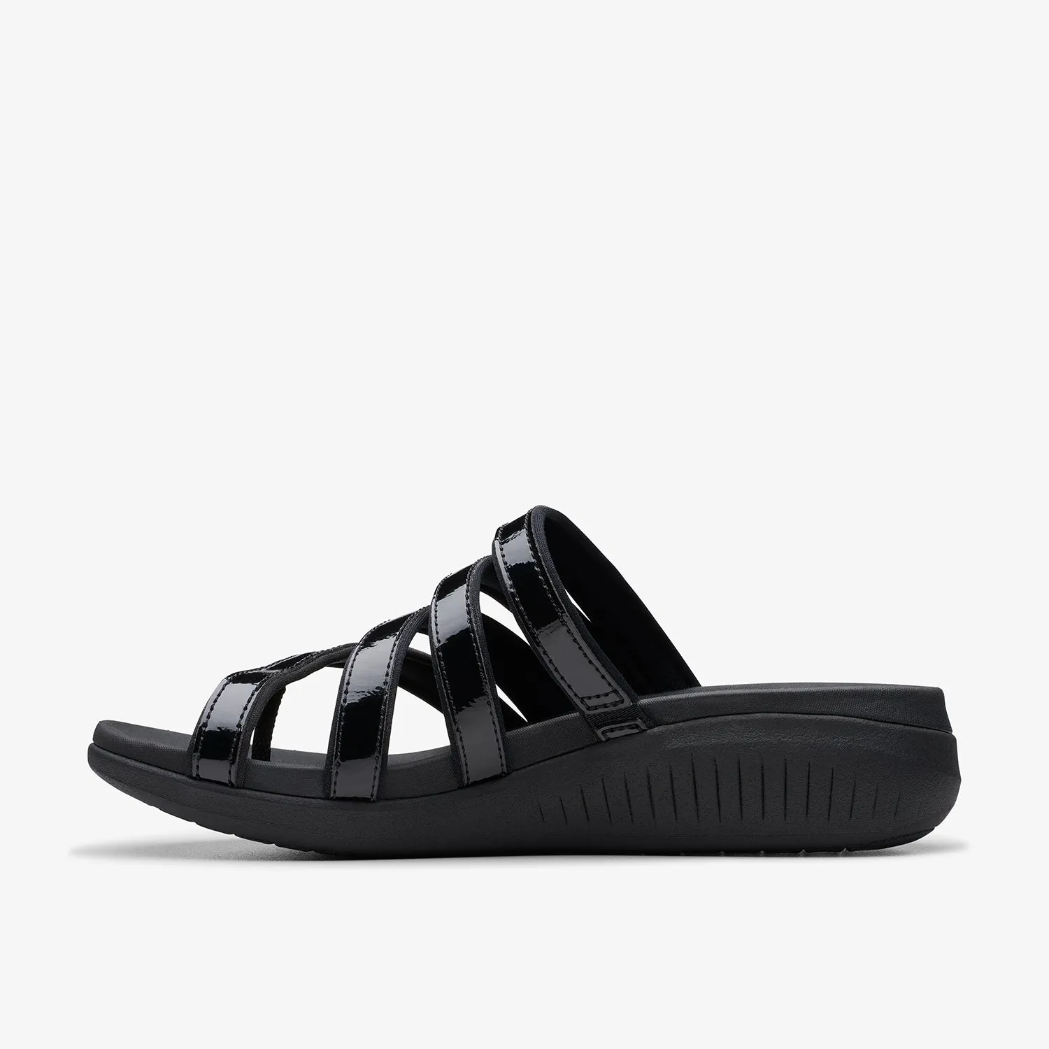 Womens - Glide Hi Iris Black Patent